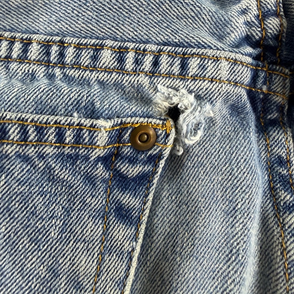 POLO JEANS COMPANY Vintage Y2K 5 Pkt Carpenter Pants 33x32 - Picture 8 of 9